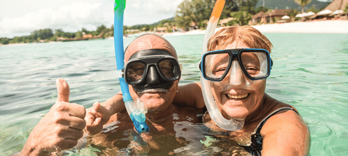 Seniors swimming