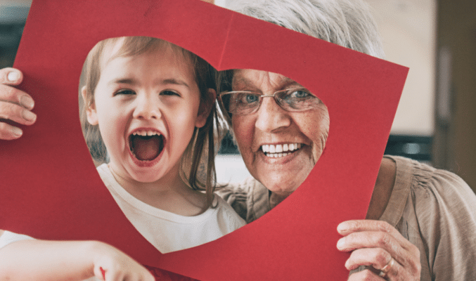 Grandmother & Granddaughter valentine's day